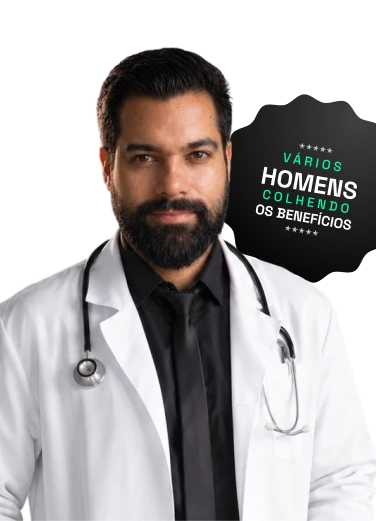 Vários homens colhendo os benefícios